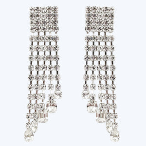 "Cascade" Earrings - White