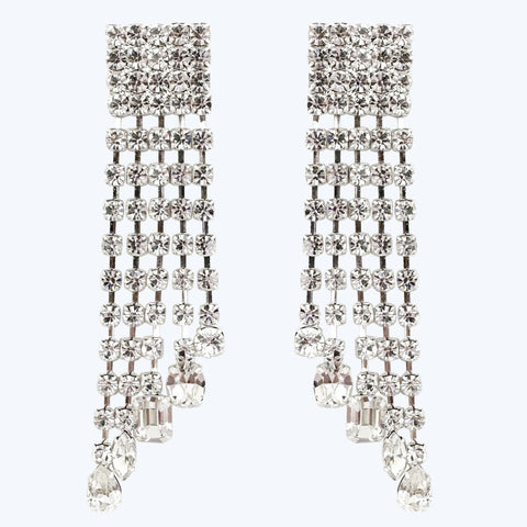 "Cascade" Earrings - White