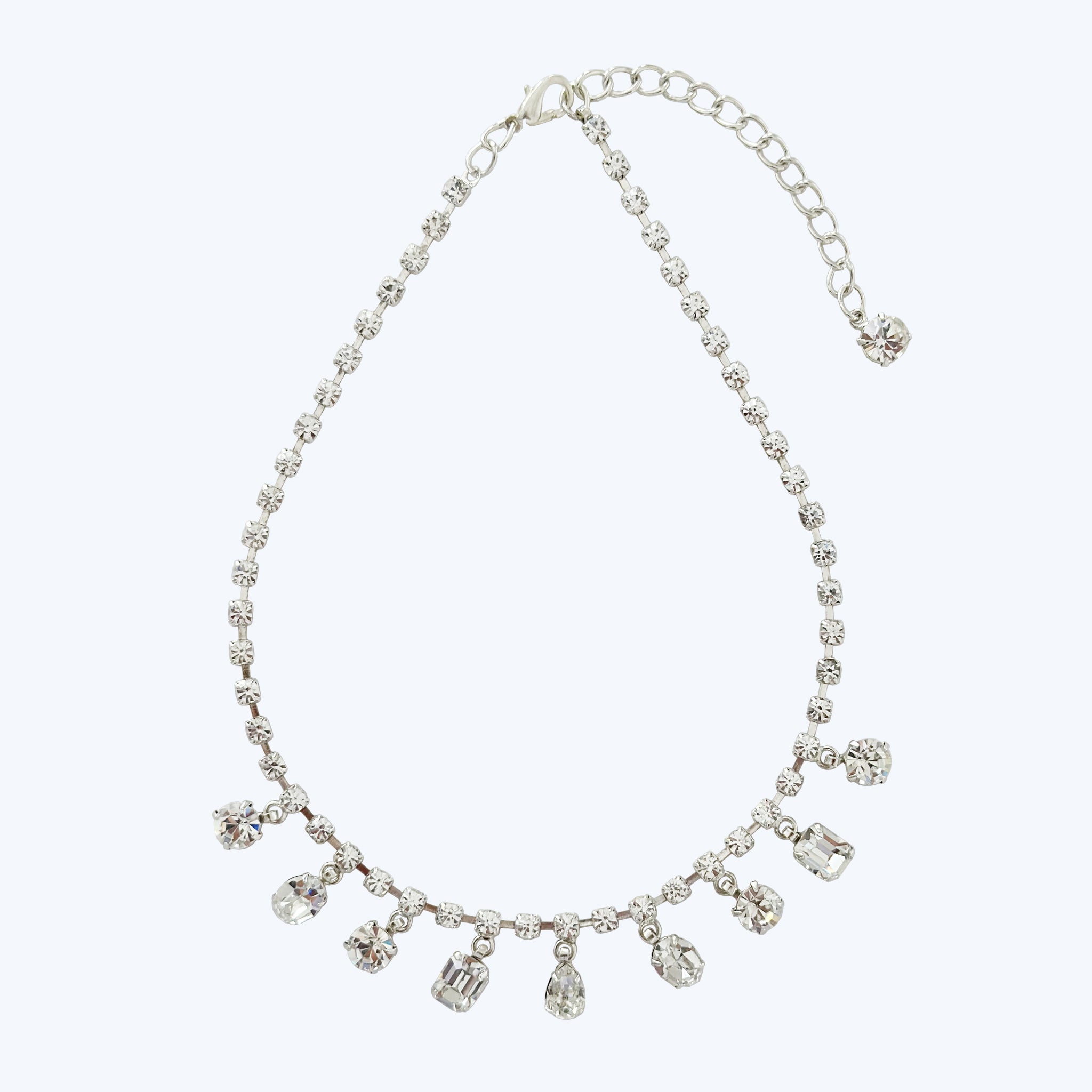 "Cluster" Necklace - White