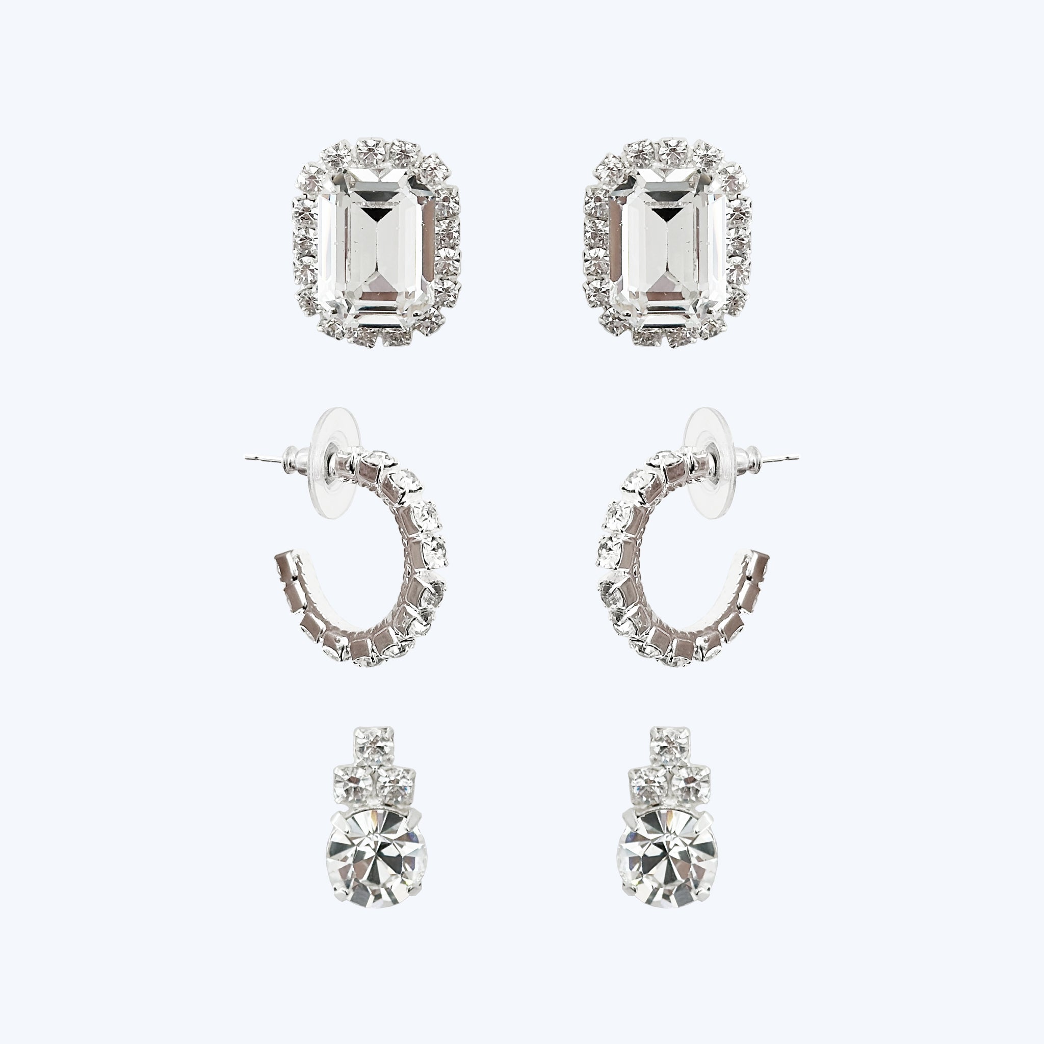 "The Essentials" Pack of 3 Earrings