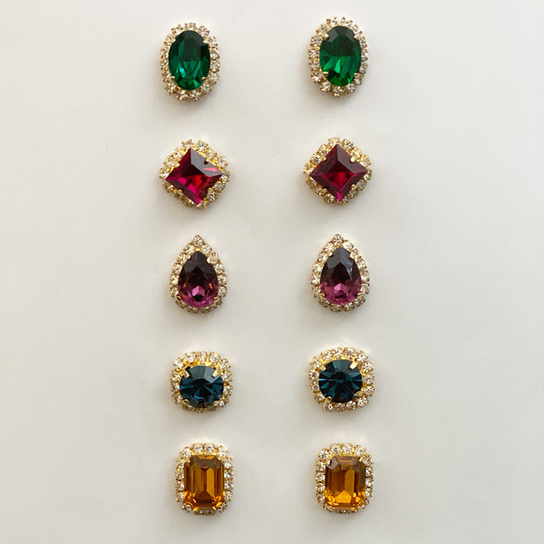 "Jewels" Pack of 5 Earrings