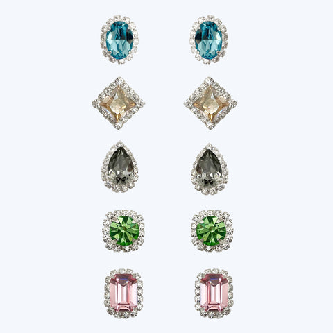 "Pastels" Pack of 5 Earrings